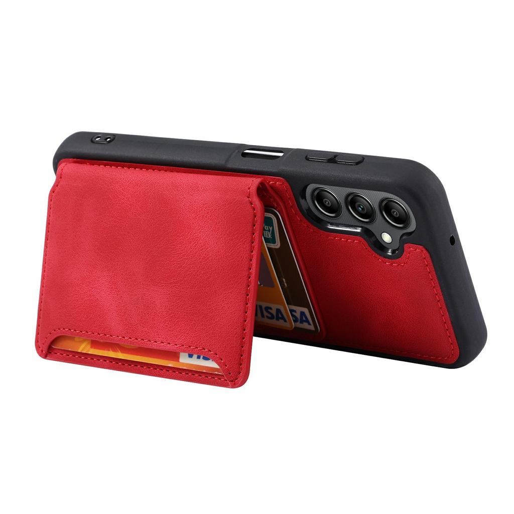 For Samsung Galaxy S25 Case Wallet Card Slot TPU+PU Leather Back Phone Cover