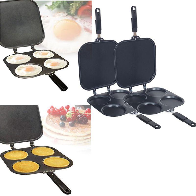 

Блинная сковорода на 4 отверстия с антипригарным покрытием, форма для выпечки блинов и яиц, форма для торта, кухонные инструменты