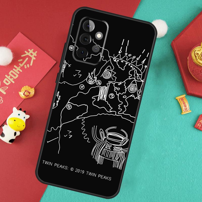 Welcome To Twin Peaks Case For Samsung Galaxy A16 A26 A36 A56 A15 A35 A55 A14 A34 A54 A12 A32 A52 A13 A33 A53 A17