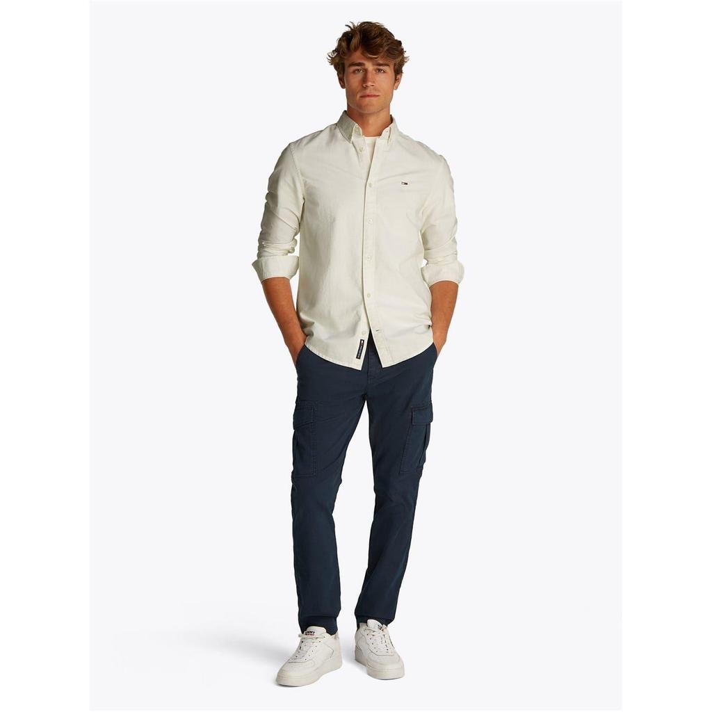 Tommy Jeans Mens Oxford Button-Down Regular Shirt