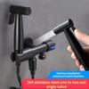 Toilet Washer Stainless Steel One InTwo Out Double Handle Dual Control Spray Gun Faucet Washing Machine Quick Opening Faucet