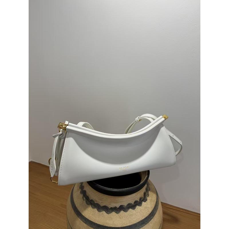 Französisches Nischendesign minimalistischer Stil Rindsleder Schulter Achseltasche Pendeln einfach Mode vielseitig Damenmode Baguette-Tasche