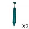 2x Solder Desoldering Pump Tin Suction Hand Tool, Powerful Accessories, No Clog Soldering