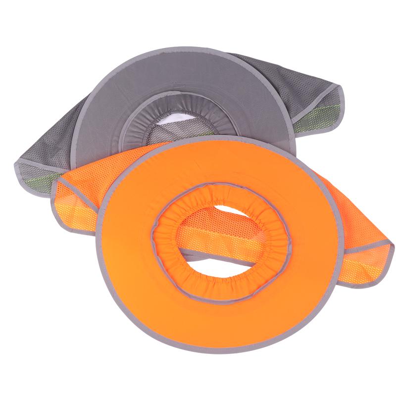Hard Hat Sun Neck Shield Summer Helmet Mesh Sunshade High Visibility Reflective Hard Hat Shade For Outdoor Construction Worker
