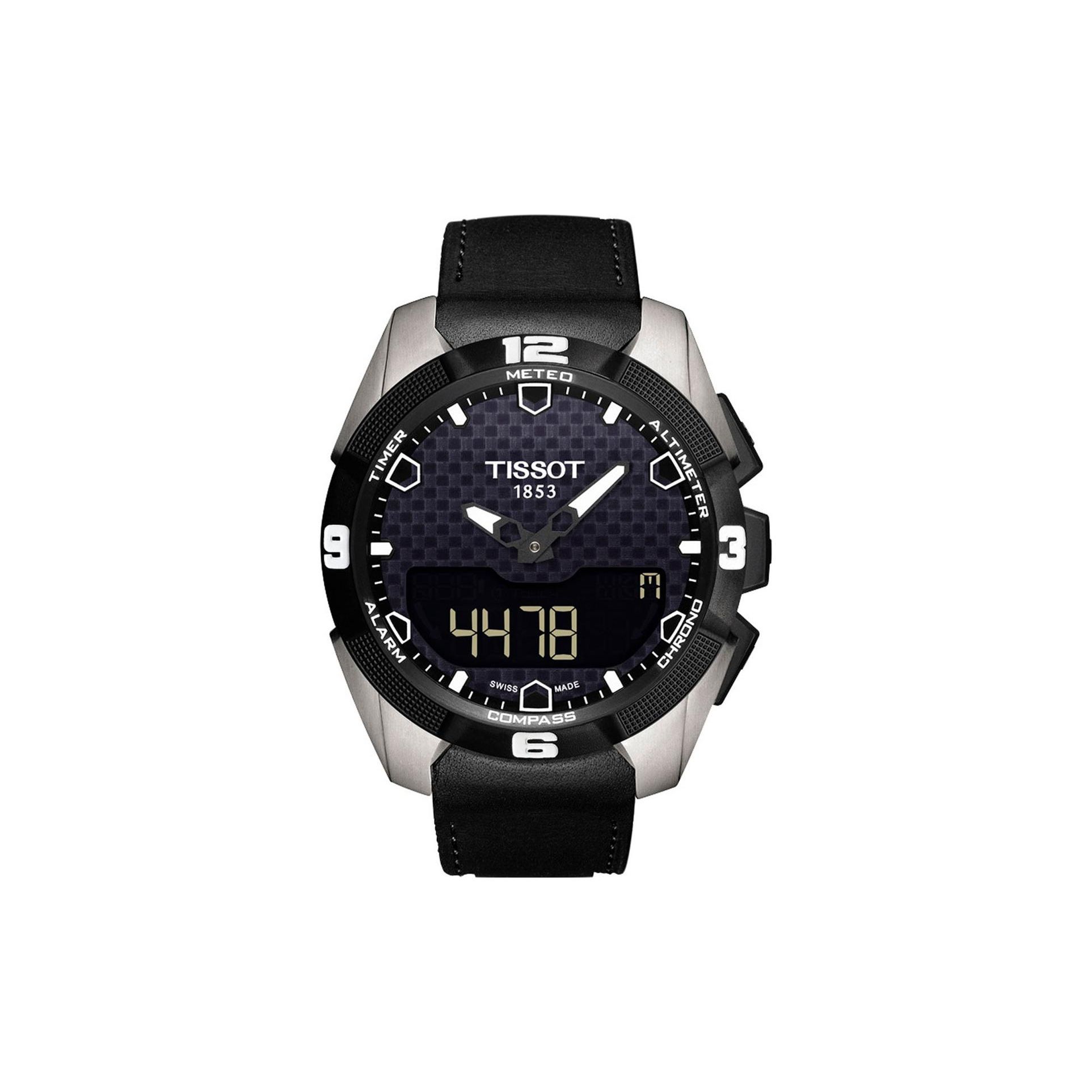 

Tissot Quartz Movement 100 Meters Water Resistant Watch 45 Mm Black Dial Titanium Pvd Coated Case Genuine Leather Strap Men watches T091.420.46.051.00 Black Strap