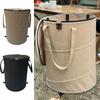 Collapsibles Camping Trash Can 37L Portable Outdoor Waste Bag Garbage Bin Household Large Dirty Clothes Basket Bag with Zipper