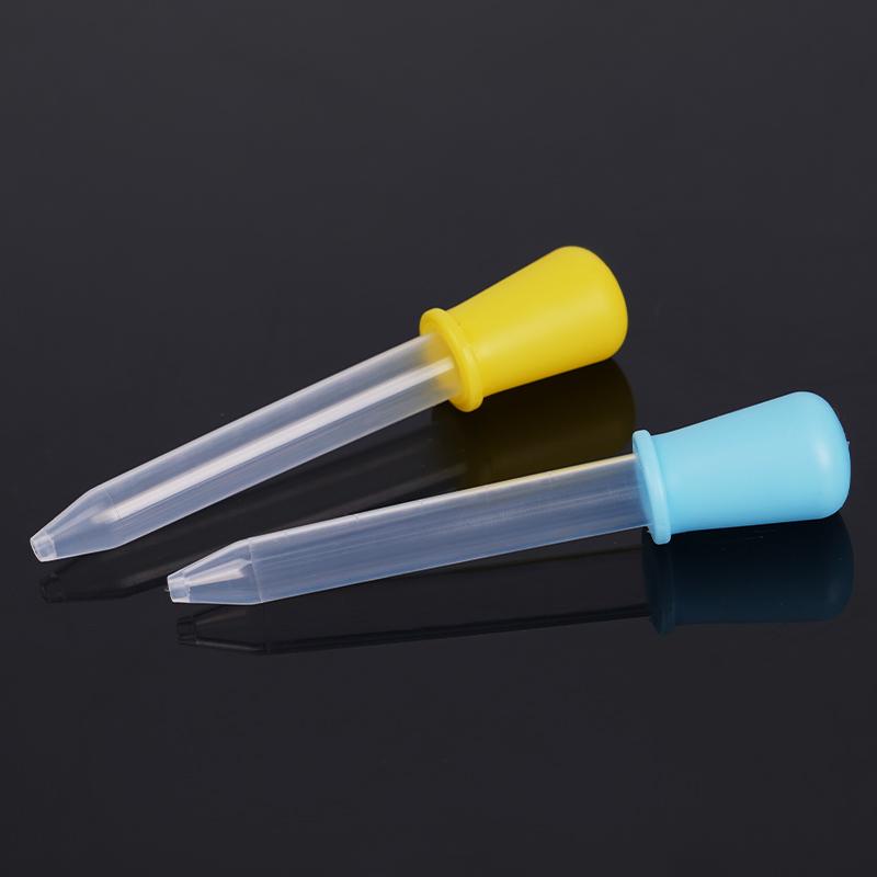 5pcs 5ml Small Silicone Plastic Pipette Dropper Feeding Medicine Pipette Dropper Feeding Medicine for Cat Dog Small Pet Feeder