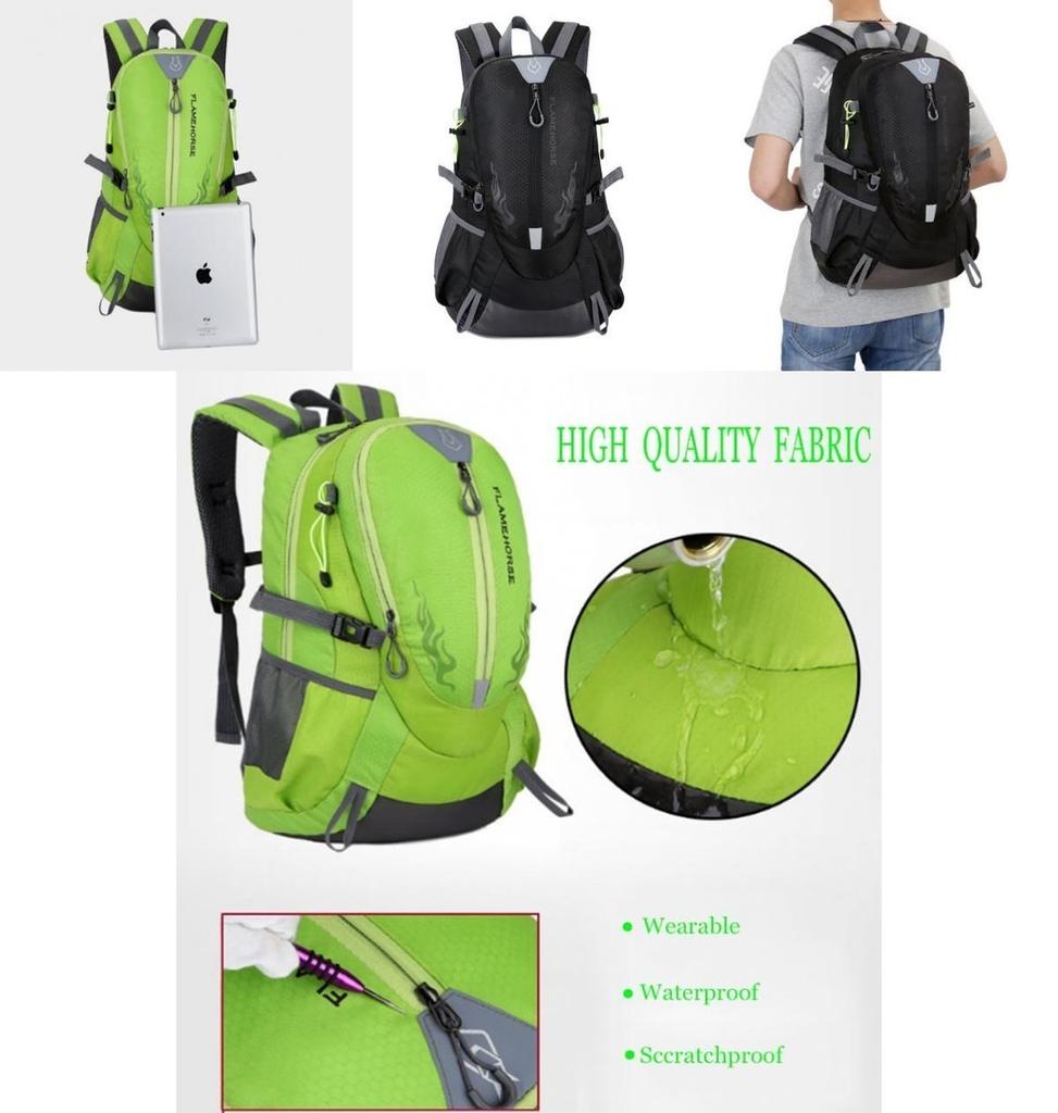 Durable 40l Waterproof Nylon Camping Backpack For Outdoor Activities