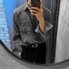 Spring and Autumn Mature Style Black Long-sleeved Shirt Men's Temperament Casual Inner Top