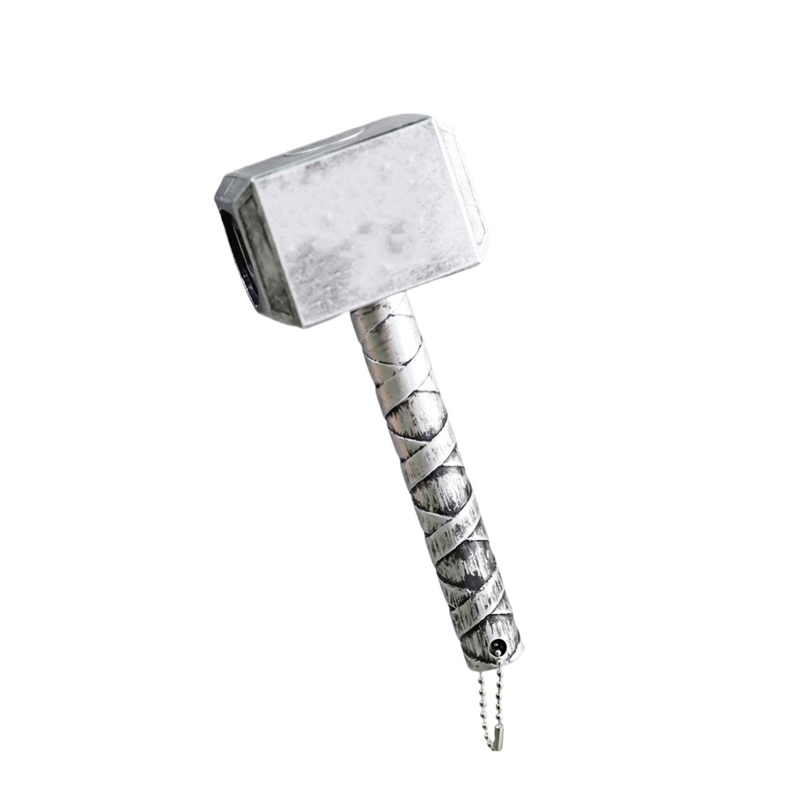 

Creative Hammer Shaped Bottle Opener Decorative Desktop Ornament Unique Home Bar Tool Functional Metal Design one size серебряный