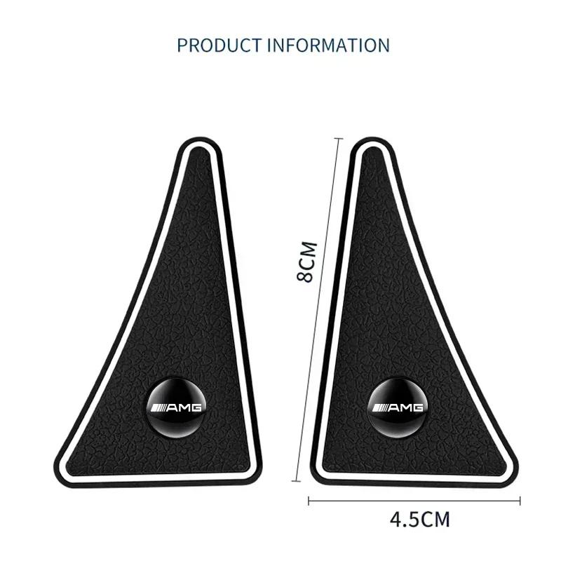 2pc Car Door Protector Anti-collision Strip Sticker Corner Cover Accessories For Mercedes Benz AMG W124 W202 W203 W204 W210 W211 CP2