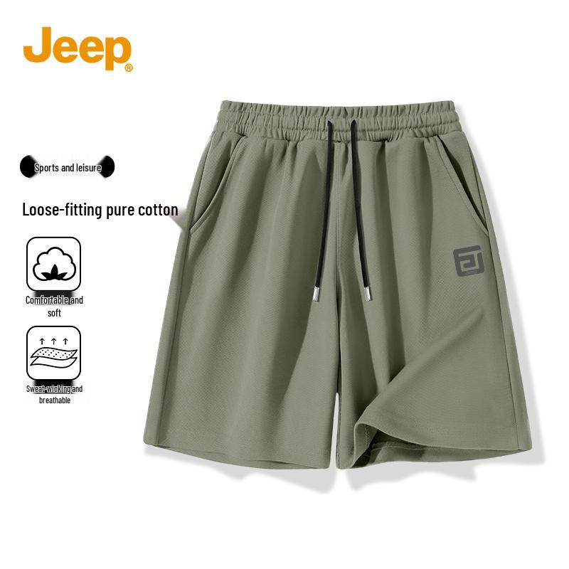 Jeep Men's Summer Breathable Cotton Shorts