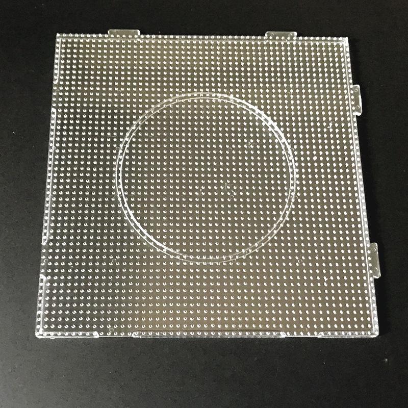 Transparent 2.6mm Large Square Perler Bead Template - High-Temperature Resistant, Eco-Friendly DIY Puzzle Tool