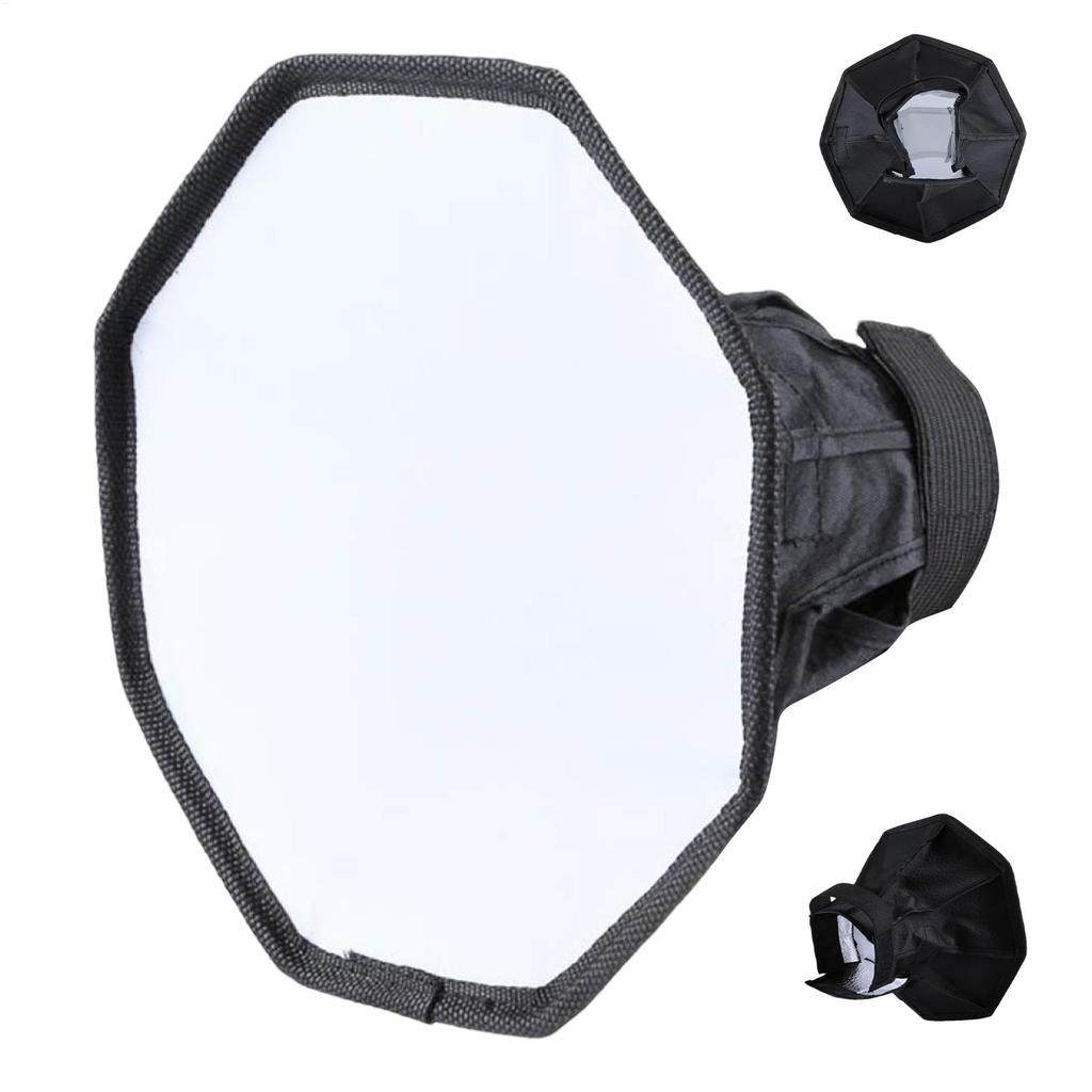 30CM Flashlight Diffuser Portable Universal Flash Flashlight Softbox Diffuser for External Speedlite