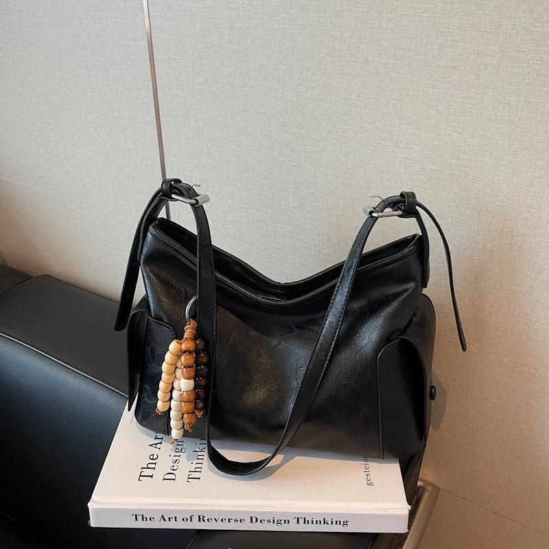 Premium sense large-capacity bag women's new autumn and winter simple and versatile shoulder messenger bag