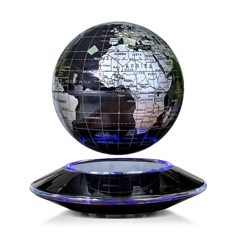 Creative 6-Inch Luminous Magnetic Levitation Globe Ornament