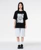 MOZMOZ Chaos Oversized Short Sleeve T-Shirt Black