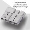 120A 600V SB120 Plug Connector Double Pole with Copper Contacts Anti Dust Cover for Solar Quickly Connect Accessories