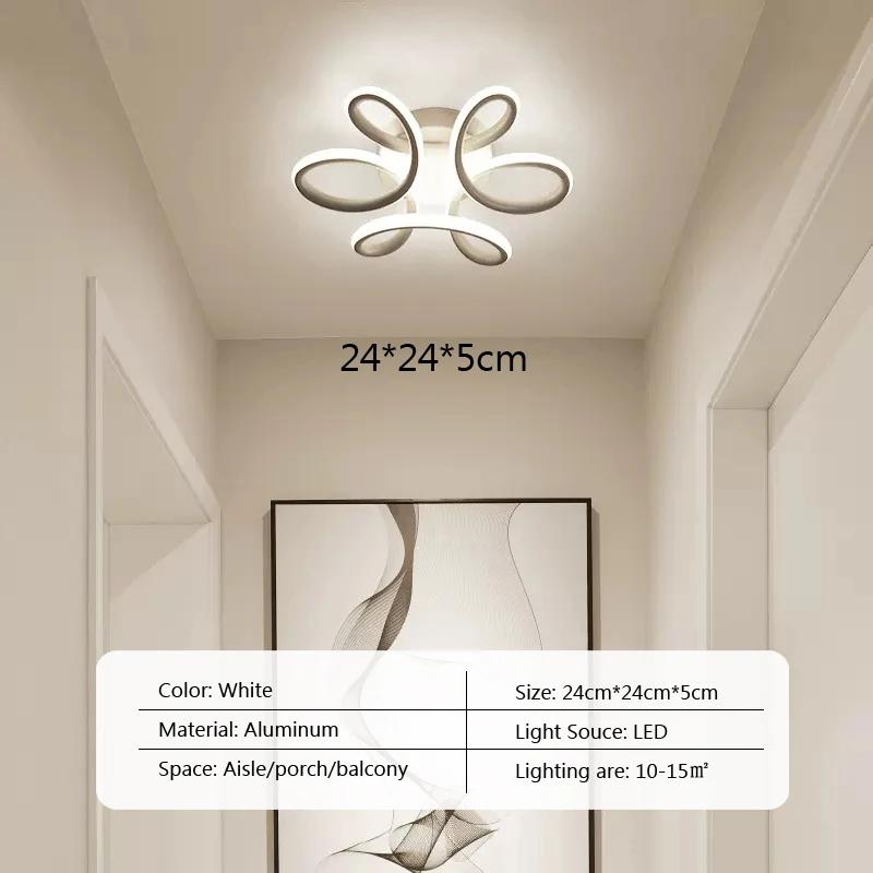 Moderní LED stropní svítidlo pro ložnici, chodbu, šatnu, uličku, balkon, stropní světla, vnitřní dekorace, svítidlo, lustr