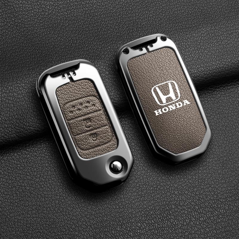 Car Smart Remote Key Fob Case Cover For Honda Civic Accord City Odyssey CR-V XR-V HR-V Vezel Jade Jazz Crider Auto Accessories
