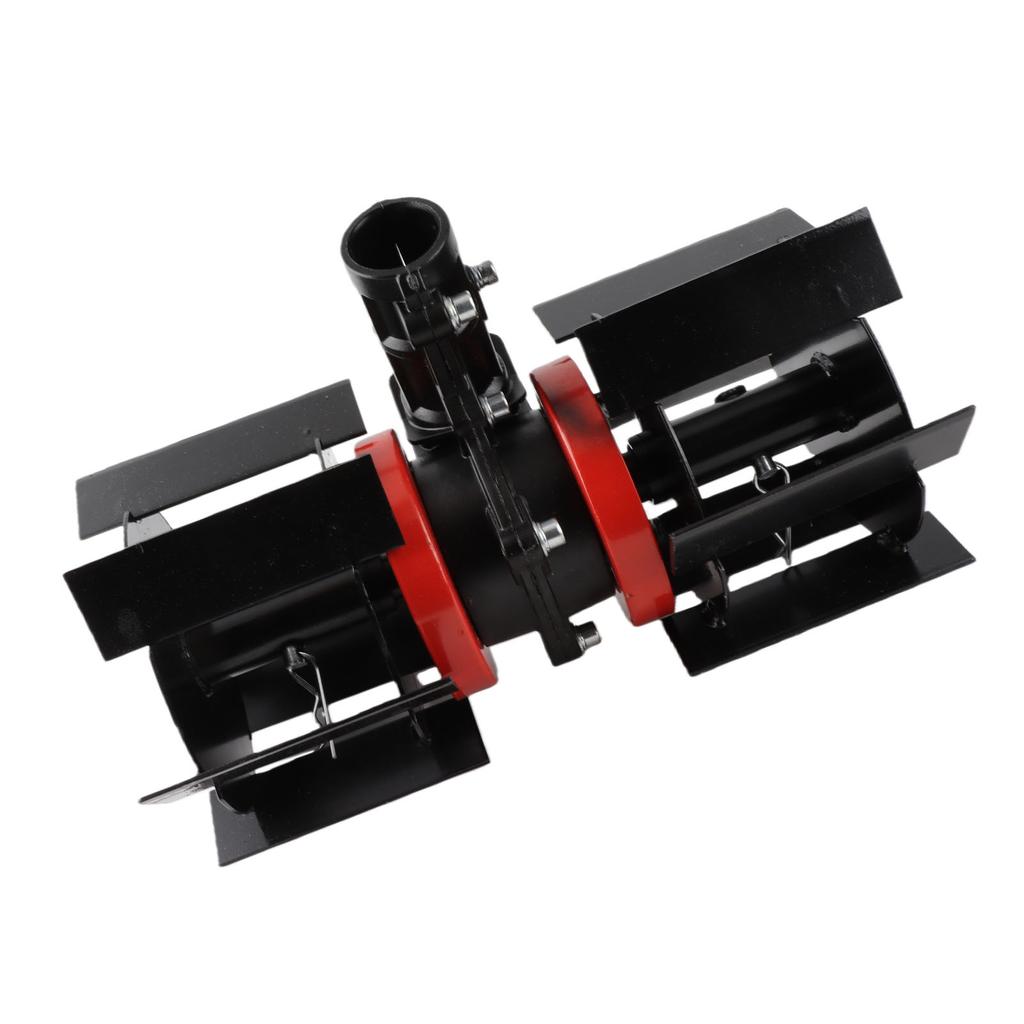 10cm ing Wheel 9 Teeth Aluminum Iron Plowing Wheel for Grass Mow Till Scarifi Accessory
