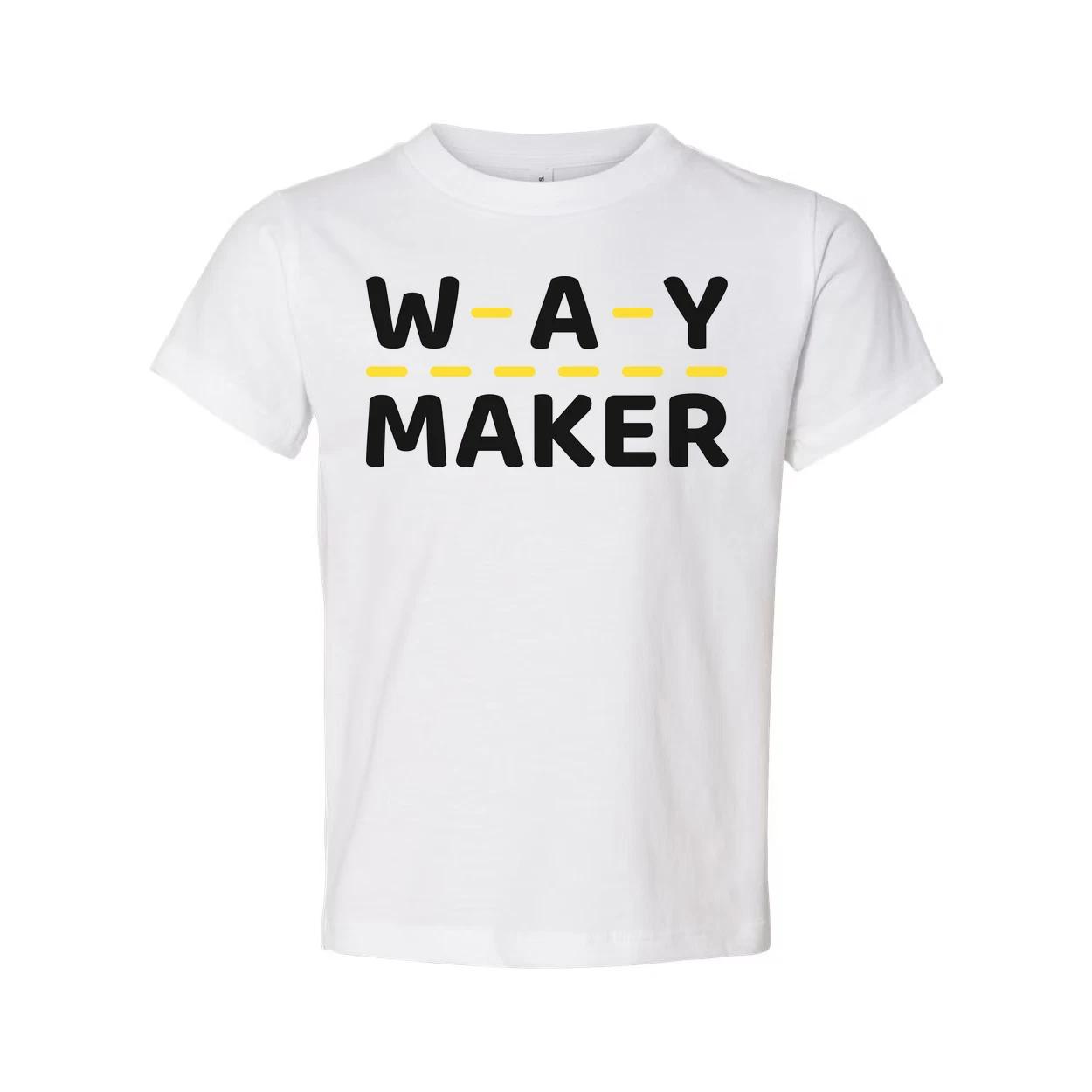 

Unisex Christian Way Maker Graphic T Shirt Short Sleeve for Men and Women S