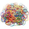 500Pcs 1inch 25mm Small Assorted Rubber Bands Bulk Elastic Wide Money Colorful Rubber Bands Ring Stationery Holder Sturdy Strong Stretchable Band