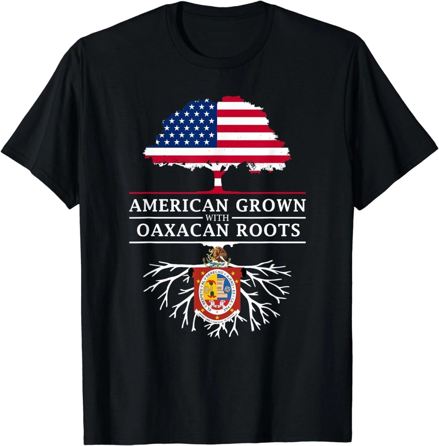 American Grown With Oaxacan Roots Shirt – Mexican American Pride Tee L
