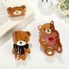 Hair Clip Cartoon Bear Shape Acrylic Back Head Hair Claw Anti-slip Teeth Half-Tied Hairstyles Large Shark Hair