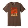 Anti Pumpkin Spice Club Unisex T Shirt With Retro Typography And Autumn Leaves D