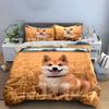 "Dog Collar Printed Bedding Set" Multiple Sizes Kid's and Adults' Bedroom Exquisite 3PC Bedding Set Gift