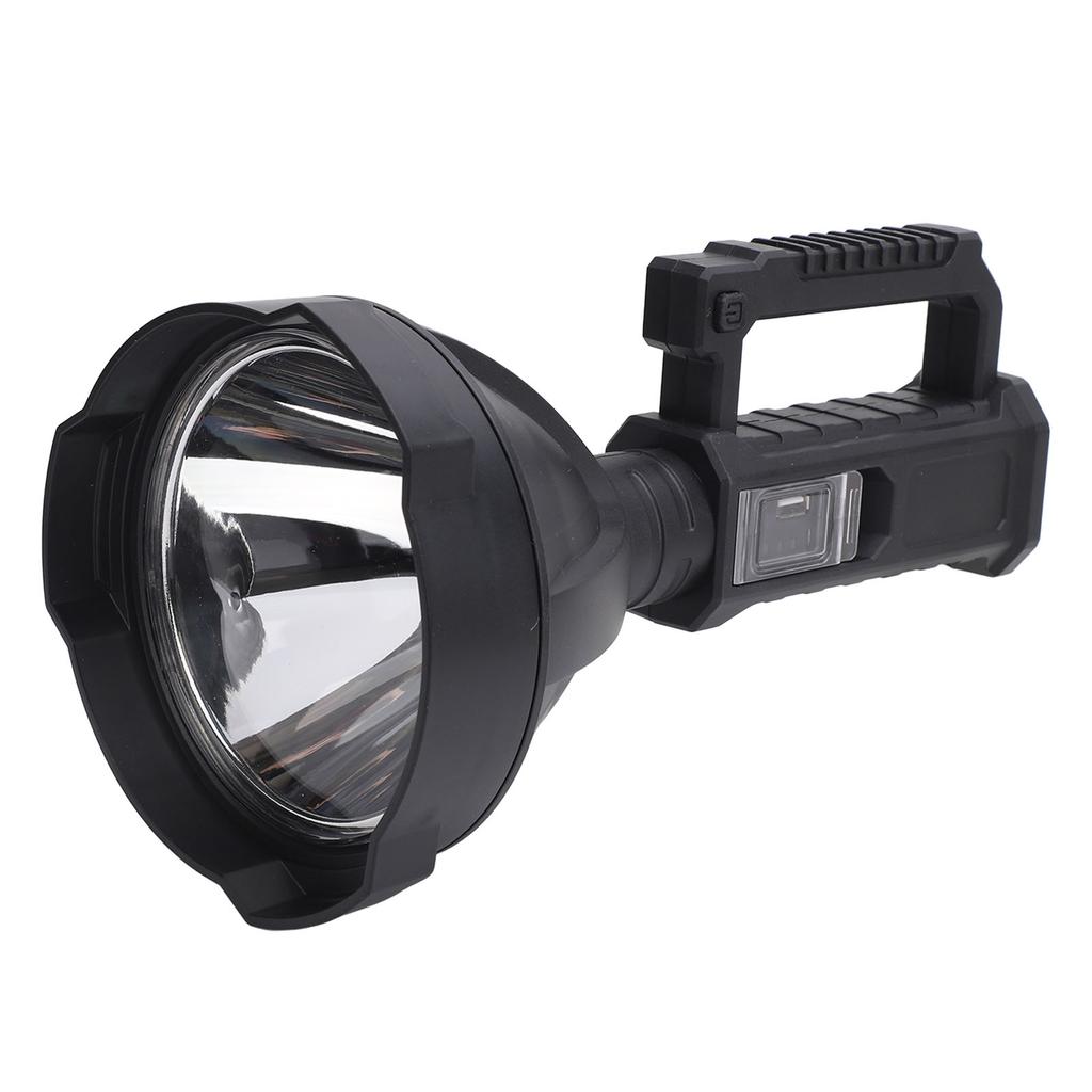 LED Spotlight USB Port Waterproof Rechargeable Handheld Long Range Outdoor Flashlight for Field Exploration Camping