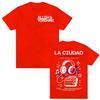 Spring and Summer New AllehYorghaki Pattern Printed Cotton Tshirt for Menwomen Retro and Trendy Casual Short Sleeved Tshirt
