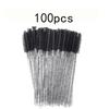 100pcs For Eyelash Extension Makeup Disposable Eyelash Brushes Spoolies Micro Lash Mascara Wands Combs Wholesale