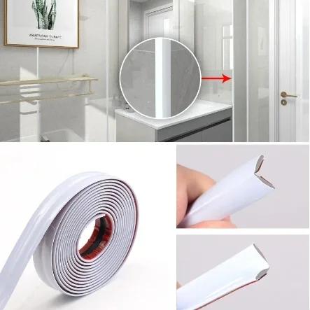

3/5M Self-Adhesive Wall Corner Decor Strip Anti-collision Mirror Wall Sticker Internal External Corner Decor Strip Home Decor 2CM&3meter белый