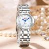 Elegante Damenuhren Mode Leichter Luxus Originale Armbanduhr Edelstahl Wasserdicht Quarz Damenuhren