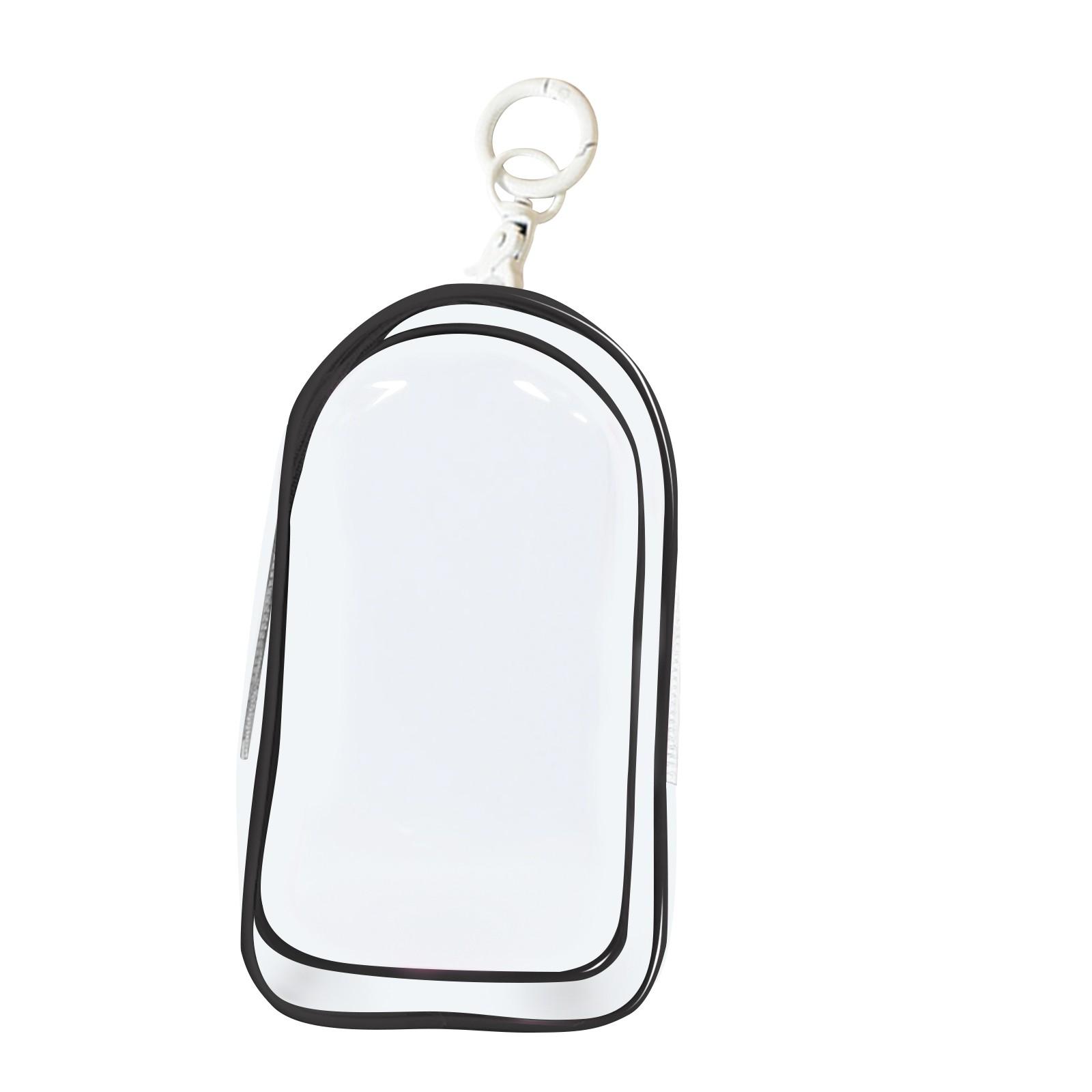 

Plush Toys Transparent Bag Keychain, Hanging Display Box, Protective Box, Plastic PVC Storage Box, Toy Display Bag One Size чёрный