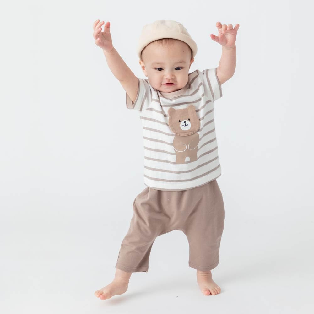 Ever Closet Baby Clothes Clothes Pants Girls Boys Clothes Cute Stylish Kids Baby Spring Summer Half Short Pants Mocha 90 [ever closet] Children's