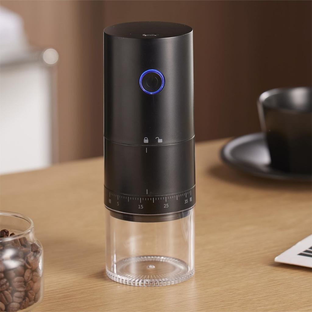 Electric Coffee Bean Grinder, Rechargeable & Automatic, Portable Coffee Grinder