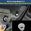 For Tesla Model 3/Y Wiper Water Inlet With Mesh Filter Protective Cover White