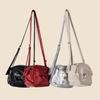 Niche Design Small Fragrance Box Bag Crossbody Soft Leather Solid Color Fashion One-shoulder Small Square Bag