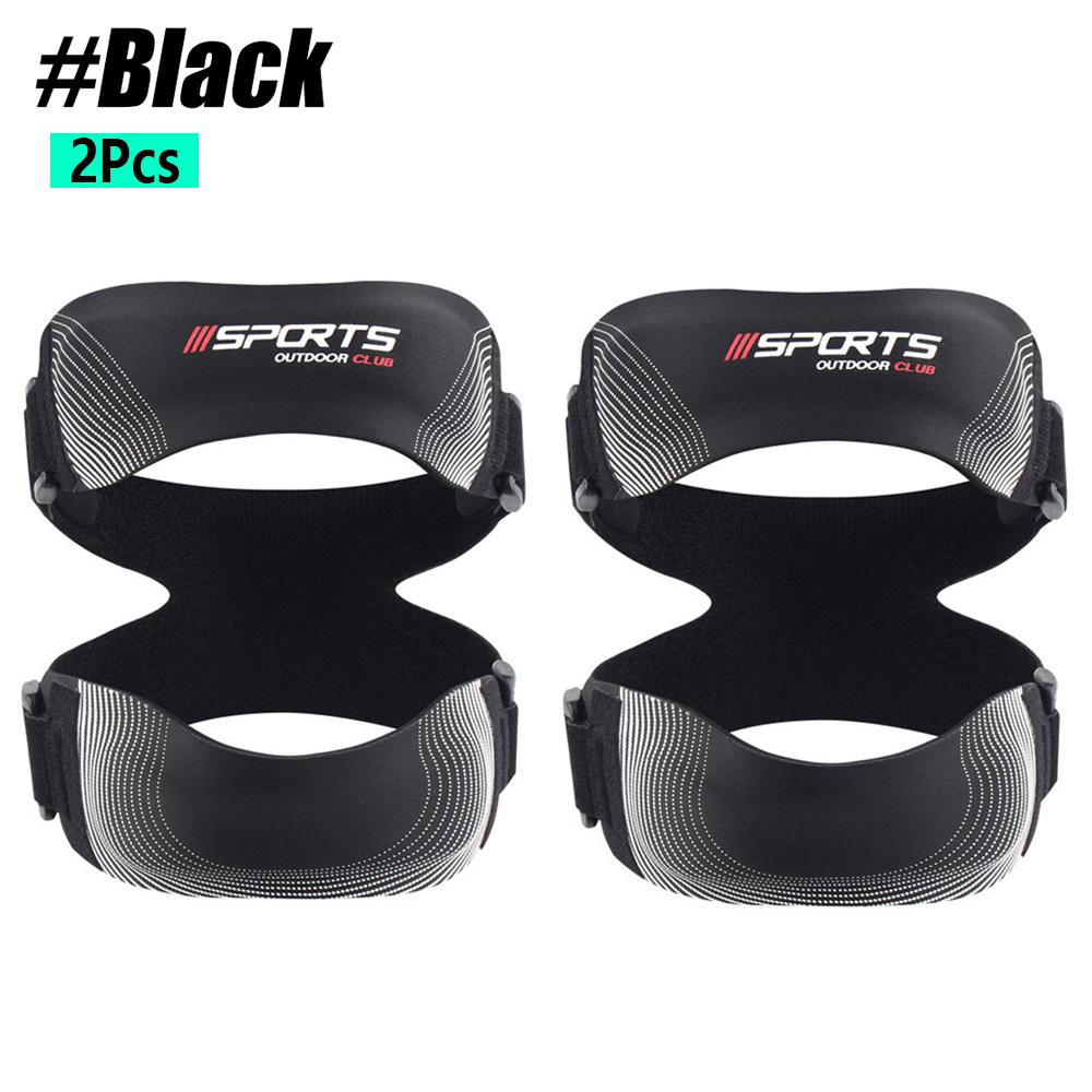 1/2Pcs Customizable Knee Braces Featuring Double Silicon Bars Patella Pads Ideal For Women Men Volleyball Tennissquatsbasketballrunning