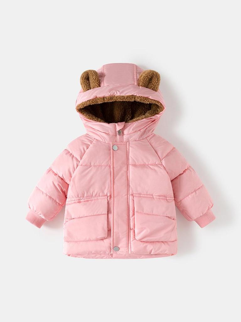 Stilvolle Koreanische Baumwolljacke für Kinder - Unisex Verdickte Herbst/Winterjacke 2025