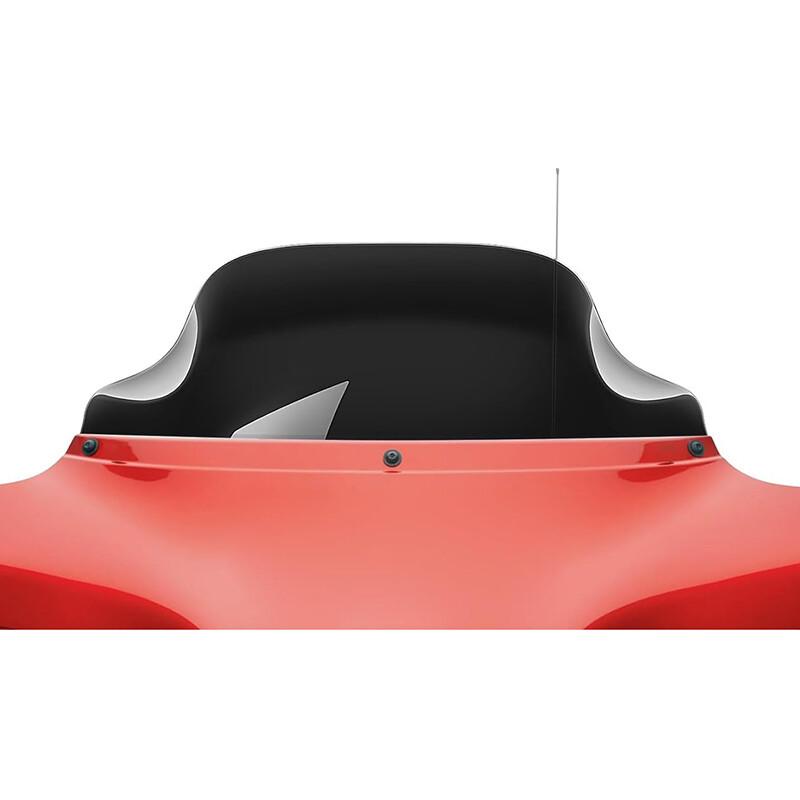 Black 8" Wave Windshield Windscreen Fits for 1996-13 Harley Touring Street Glide