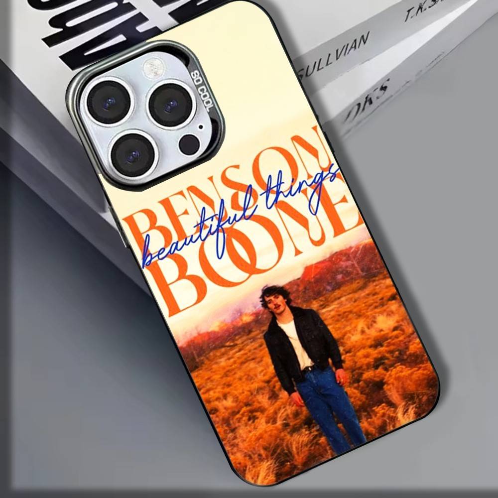 B-Benson Singer Boones Phone Case For iPhone 16,15,14,13,12,11,8,7,Pro,Max,Plus,Mini,XS,SE Shockproof Matte Cover