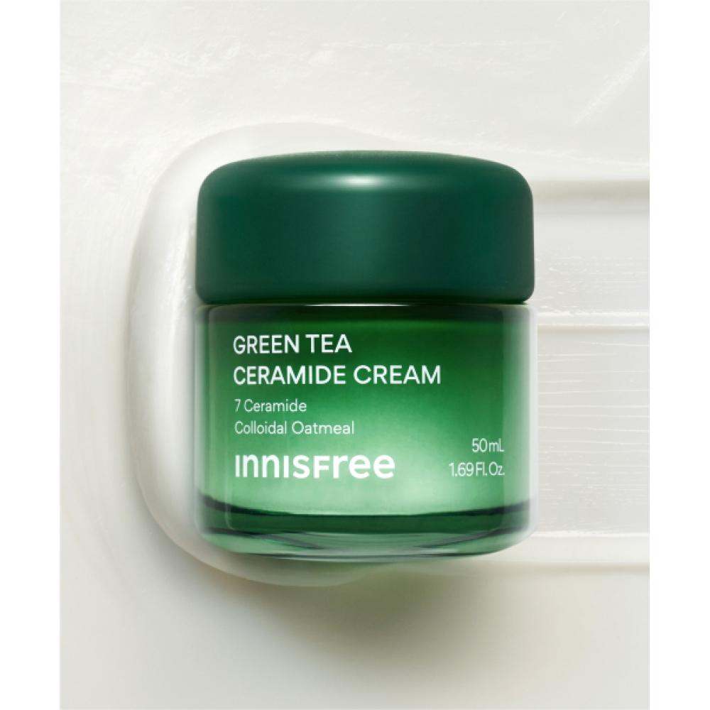 

Innisfree [free Gift] Green Tea Ceramide Cream 50ml + 15ml 2 FREE
