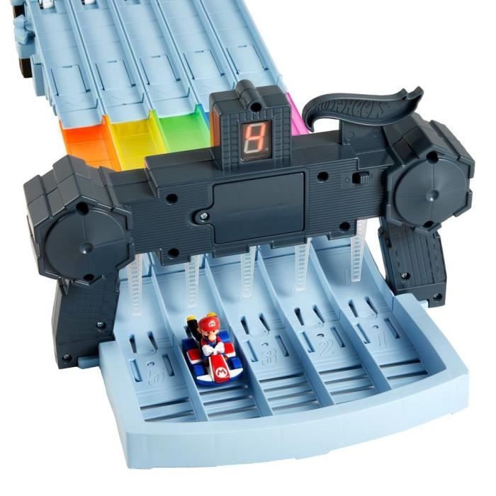 Hot Wheels - Rainbow Road Mario Kart - Track / Small Car - Child - from 4 Years