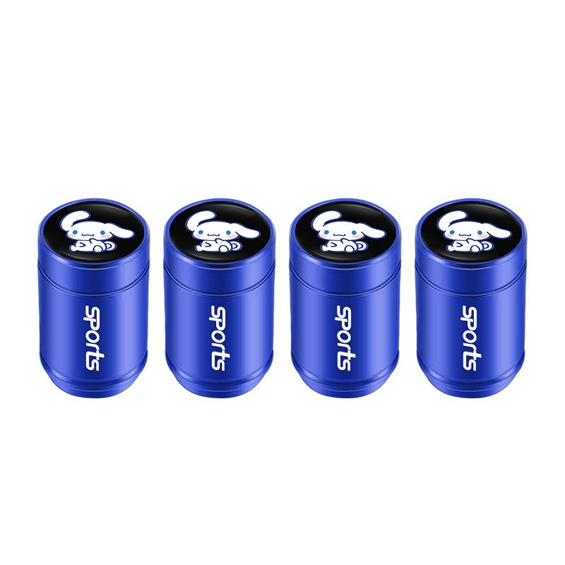 Hello Kitty Logo 4 Pieces Car Aluminum alloy Tire Valve Cap Auto Wheel Decoration Auto Tire Valve Cap Accessories