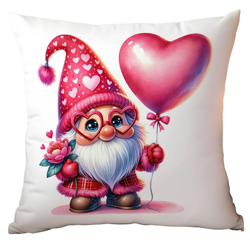 New Valentine's Day Pillow Cute Elf Red Love Living Room Sofa Pillow Cover