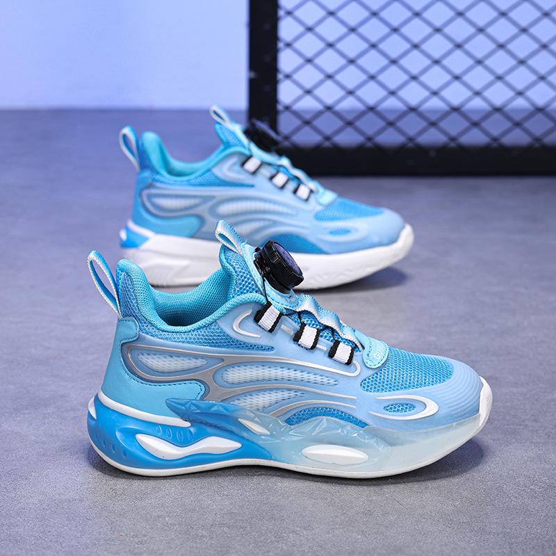 

Children s sports shoes new 2025 autumn boys student sports class running shoes casual shoes rotating buckle classmates 39 небесно-голубой